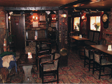 The main bar at the White Horse