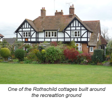 One of the Rothschild cottages built around the recreation ground