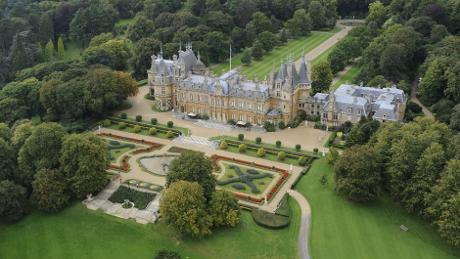 Waddesdon Manor from the air