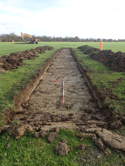 Trial trenching at Doddershall