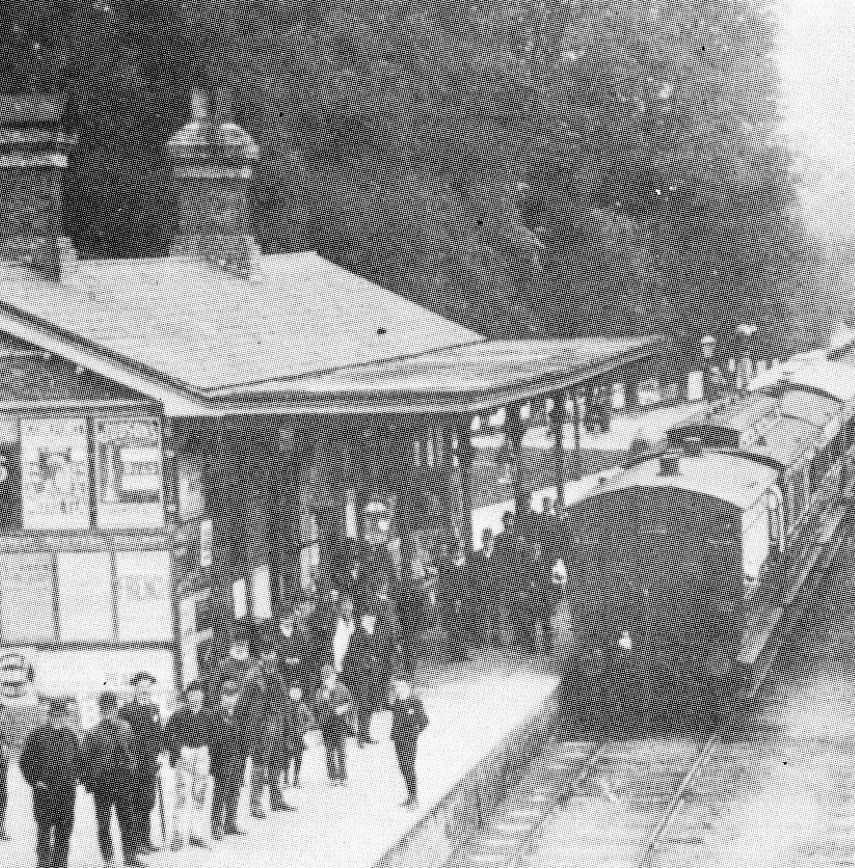 Aylesbury station, opened 1863