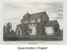 View of Quarrendon Chapel from the book